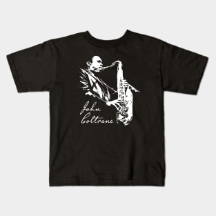 John Coltrane - Vintage Fan Art Kids T-Shirt